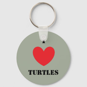 Llavero Me encantan las tortugas
