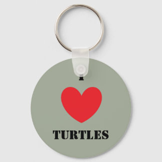 Llavero Me encantan las tortugas