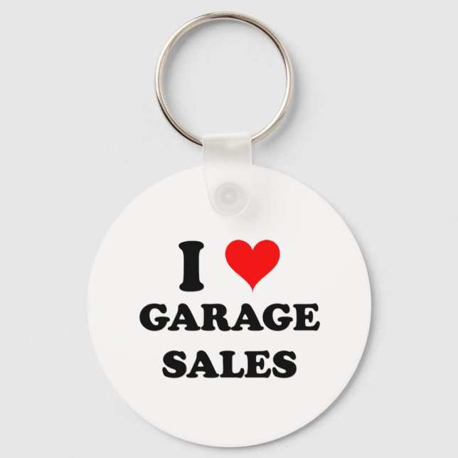 Llavero Me encantan las ventas de Garage (Anverso)