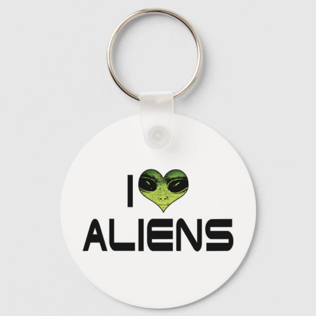Llavero Me Encantan Los Alienígenas (Anverso)