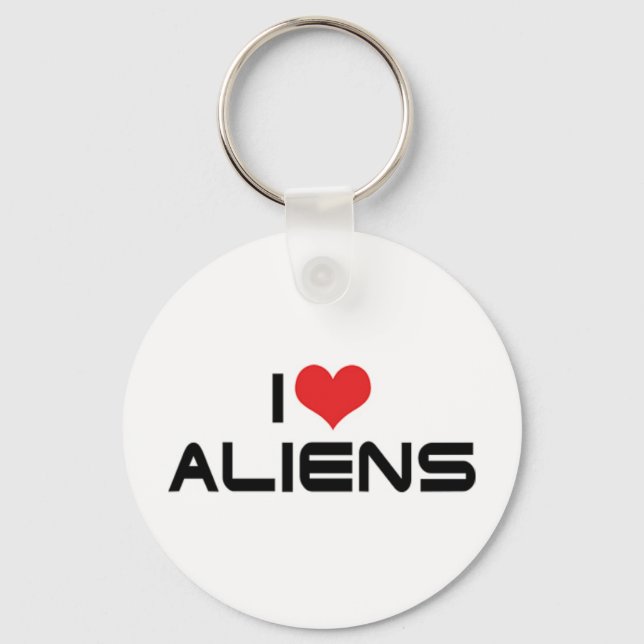 Llavero Me Encantan Los Alienígenas (Anverso)