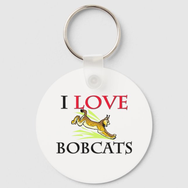 Llavero Me encantan los Bobcats (Anverso)