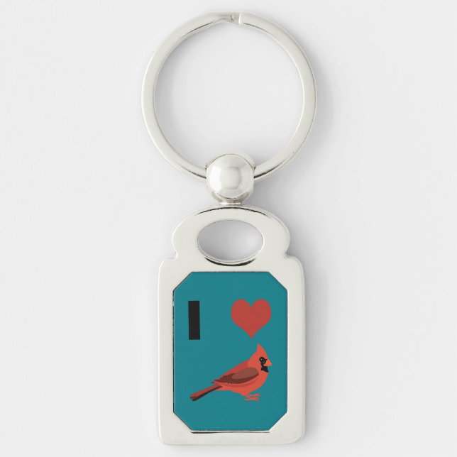 Llavero Me encantan los cardenales (Anverso)