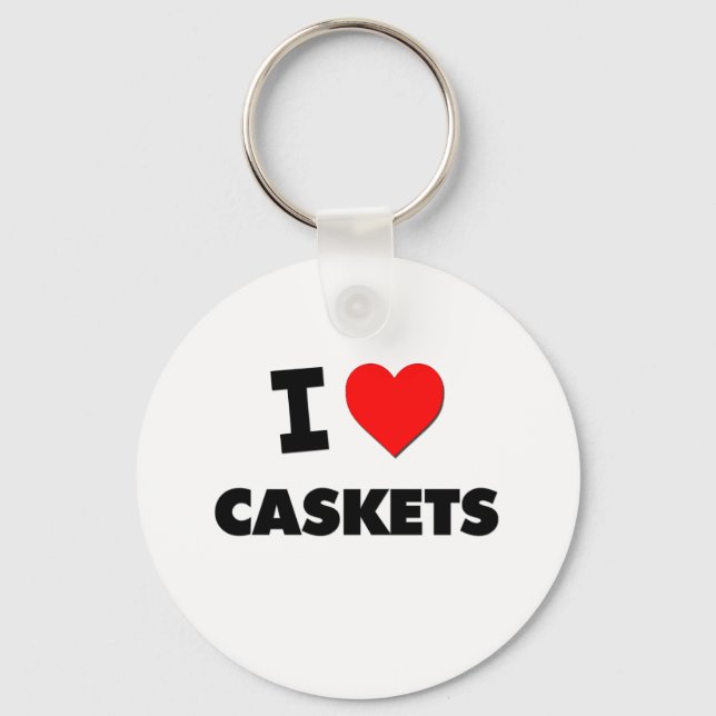 Llavero Me encantan los caskets (Anverso)