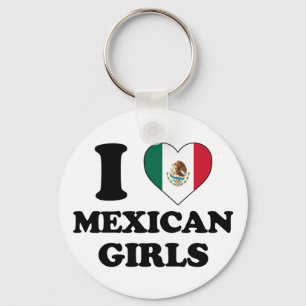 Llavero Me encantan los chicas mexicanos