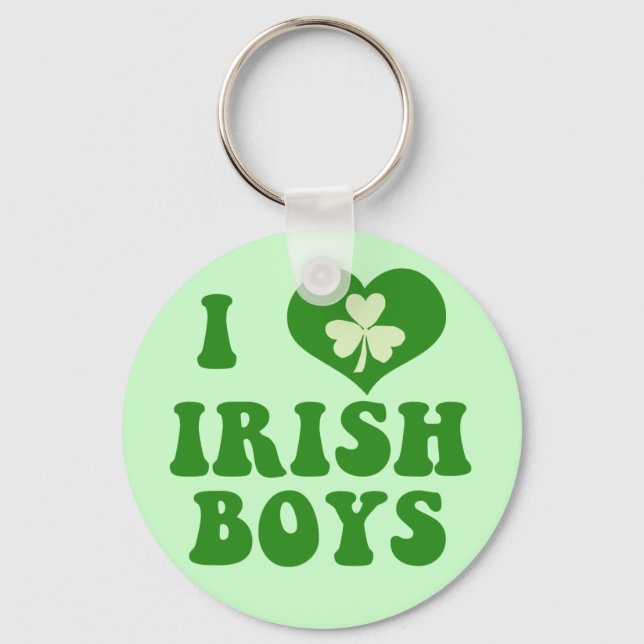 Llavero Me Encantan los Chicos Irlandeses (Anverso)