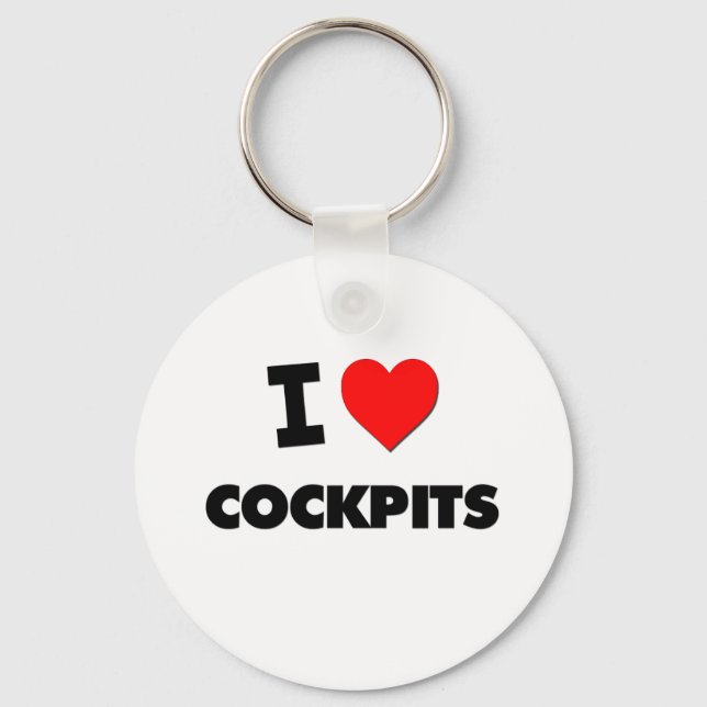 Llavero Me encantan los Cockpits (Anverso)