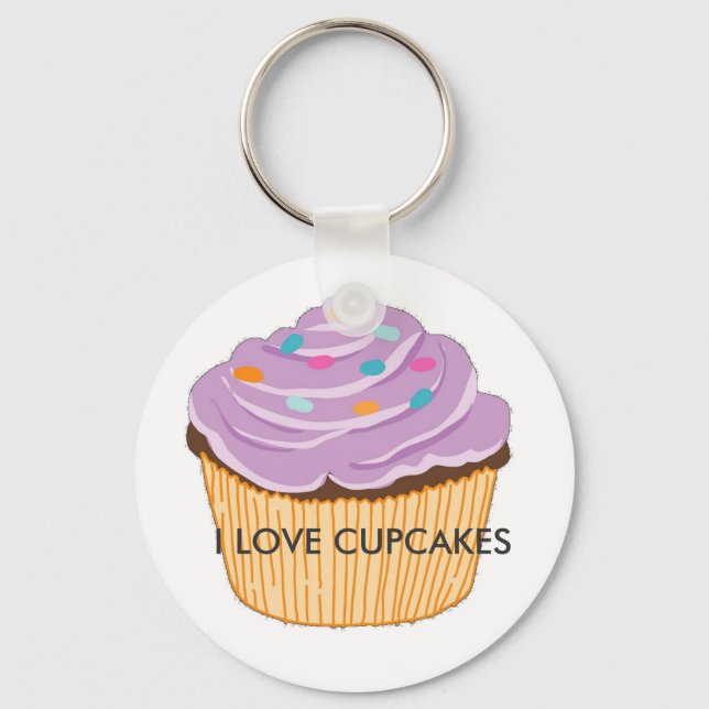 LLAVERO ME ENCANTAN LOS CUPCAKES (Anverso)