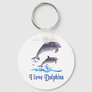 Llavero Me encantan los delfines
