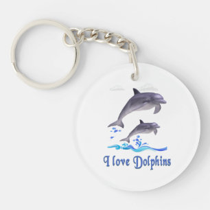 Llavero Me encantan los delfines