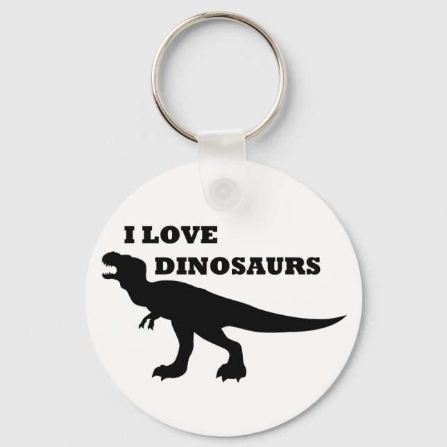 Llavero ¡Me Encantan Los Dinosaurios! (Anverso)