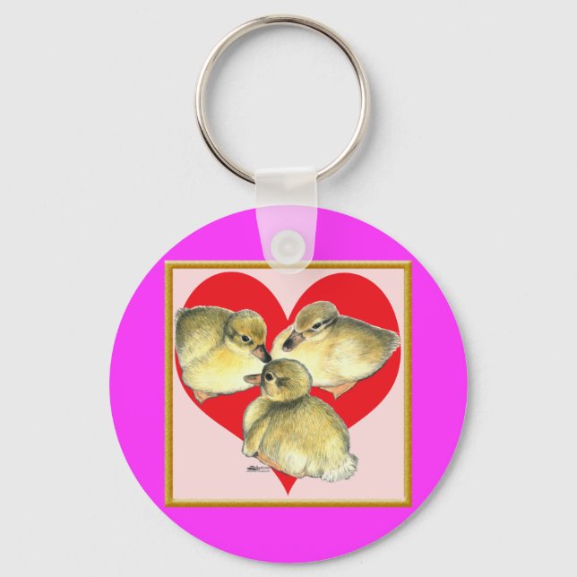 Llavero ¡Me Encantan Los Ducklings! (Anverso)