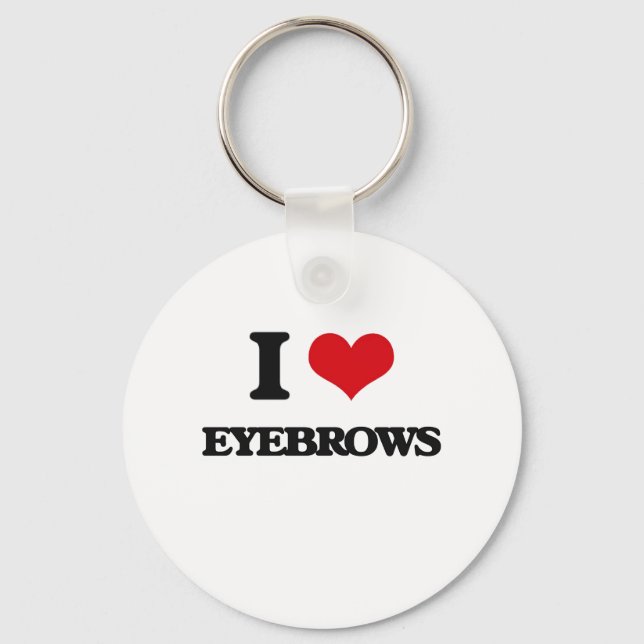 Llavero Me encantan los EYEBROWS (Anverso)