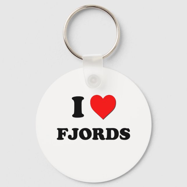 Llavero Me encantan los fiordos (Anverso)