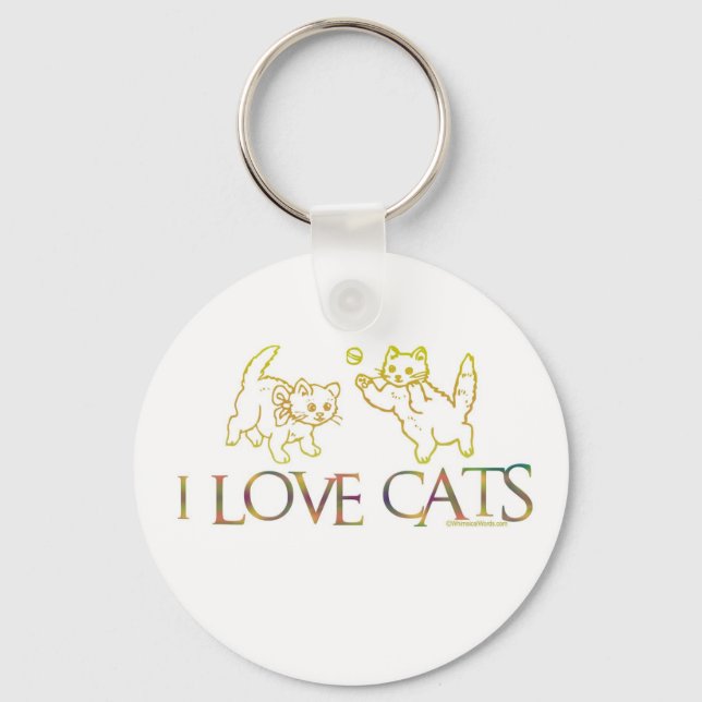 LLAVERO ME ENCANTAN LOS GATOS (Anverso)