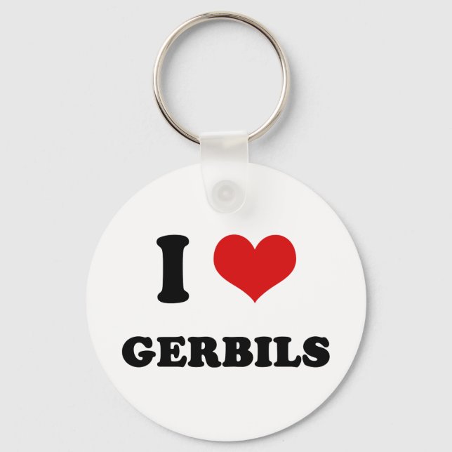 Llavero Me Encantan Los Gerbils (Anverso)