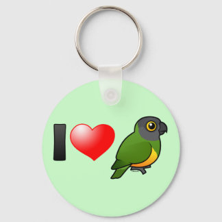 Llavero Me encantan los loros de Senegal