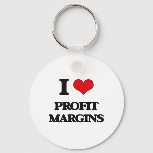 Llavero Me encantan los márgenes de ganancia (Anverso)