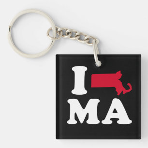 Llavero ME ENCANTAN LOS MASSACHUSETTS - CLÁSICO - Diseño