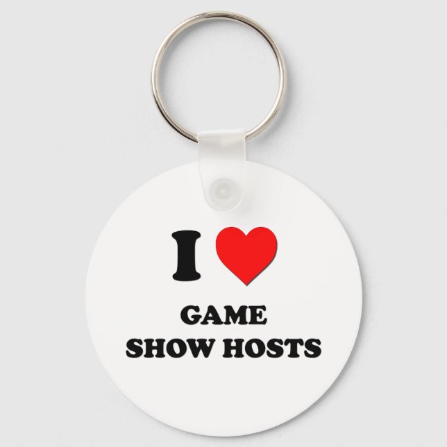 Llavero Me encantan los presentadores de juegos (Anverso)