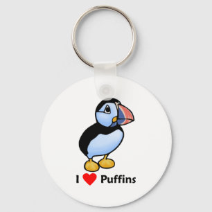 Llavero Me encantan los Puffins