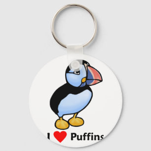Llavero Me encantan los Puffins