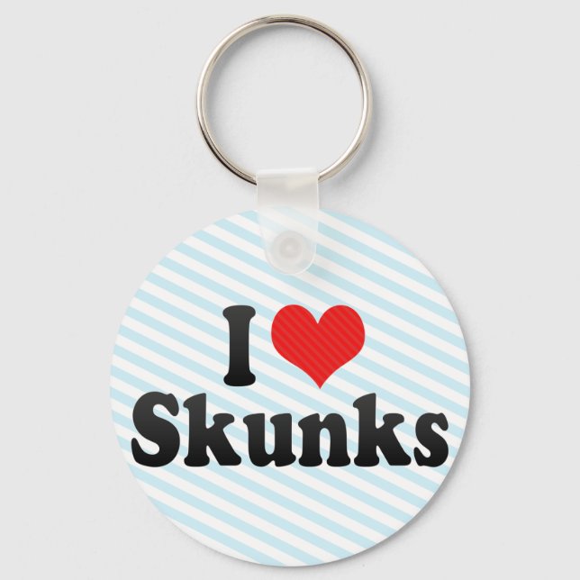 Llavero Me encantan los Skunks (Anverso)
