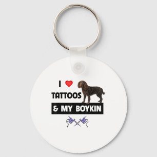 Llavero Me Encantan Los Tatuajes Y Mi Boykin Spaniel Tatto
