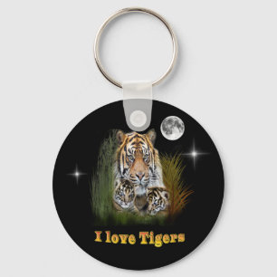 Llavero Me encantan los Tigres