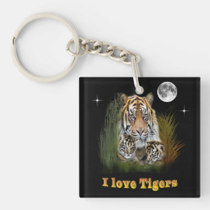 Llavero Me encantan los Tigres