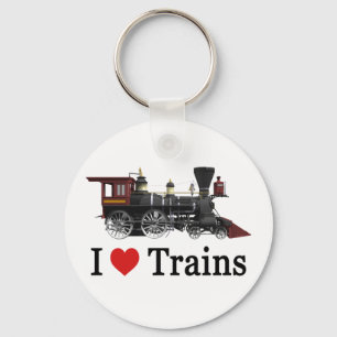 Llavero Me encantan los trenes