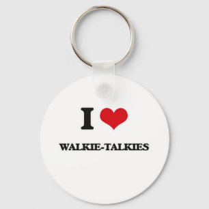Llavero Me encantan los walkie-talkies