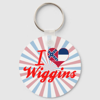 Llavero Me encantan los Wiggins, Mississippi