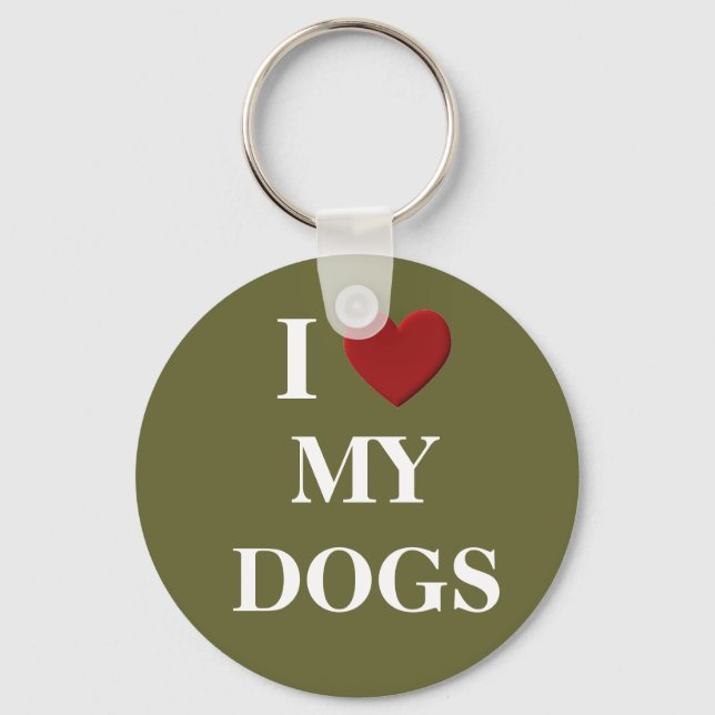 LLAVERO ME ENCANTAN MIS PERROS (Anverso)