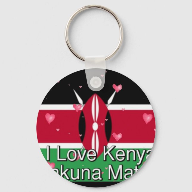 Llavero ¡Me Encanto! Kenia Hakuna Matata (Anverso)