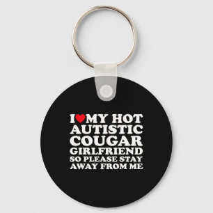 Llavero Me Encanto Mi Autismo Caliente Autista Cougar Girl