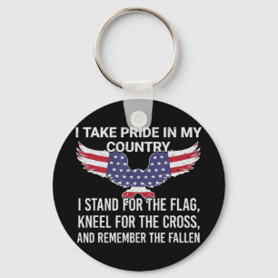 Llavero Me enorgullece mi país Veteran Patriot America