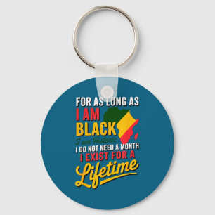 Llavero Me es historia negra de por vida mes de la histori