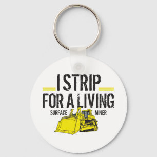 Llavero Me gano la vida haciendo striptease