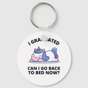 Llavero Me gradué, puedo volver a la cama ahora