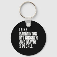 Me Gusta Amante Del Bádminton Mi Pollo Mascota Fra