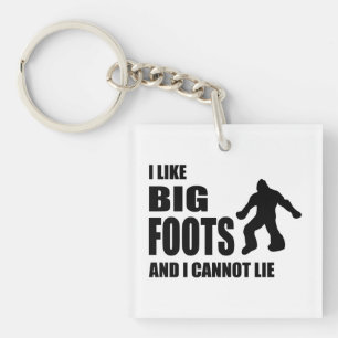 Llavero Me gusta Bigfoots y no puedo mentir