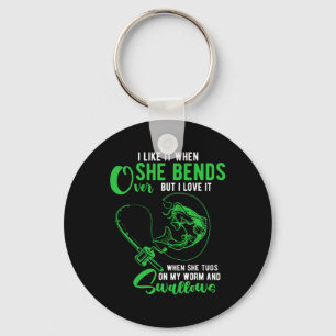 Llavero Me Gusta Cuando Se Aprecia Por La Pesca Graciosa.