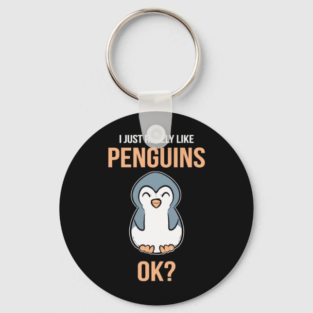 Llavero Me Gusta El Pingüino (Anverso)