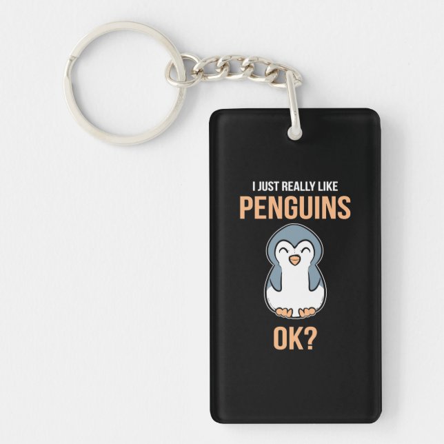 Llavero Me Gusta El Pingüino (Frente)