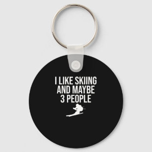 Llavero Me Gusta Esquiar Esquí Snowboard Deportes De Invie