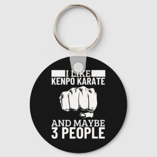 Llavero Me gusta Kenpo Karate y tal vez 3 personas diverti