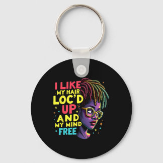 Llavero Me Gusta Mi Cabello Con Trenzas Y Mi Mente Libre M