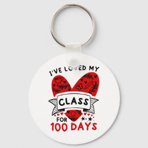 Llavero Me Gusta Mi Clase Por 100 Días De Escuela Profesor