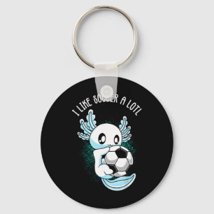 Llavero Me gusta mucho el fútbol Ajolote Entrenamiento de